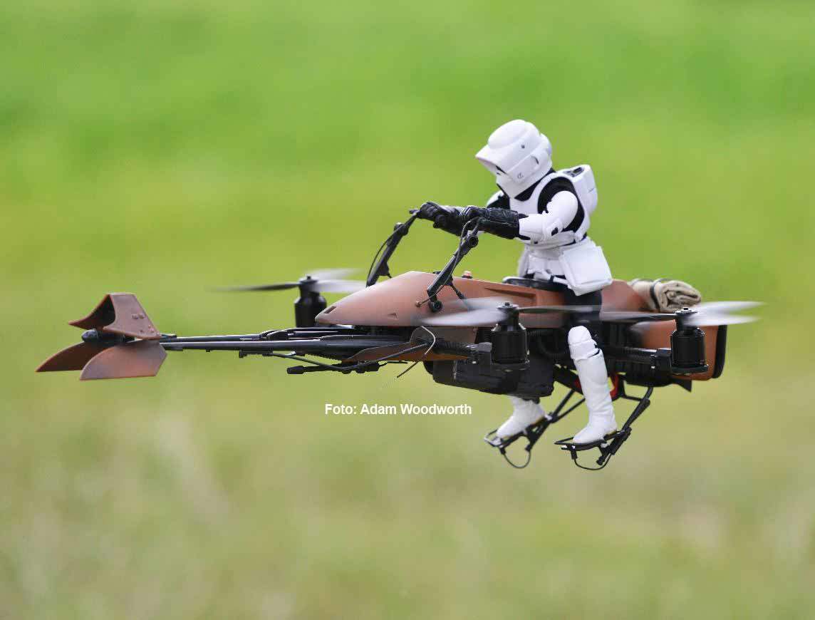 Star Wars Drohne Speeder Bike Drohne (Imperialistische Flotte)