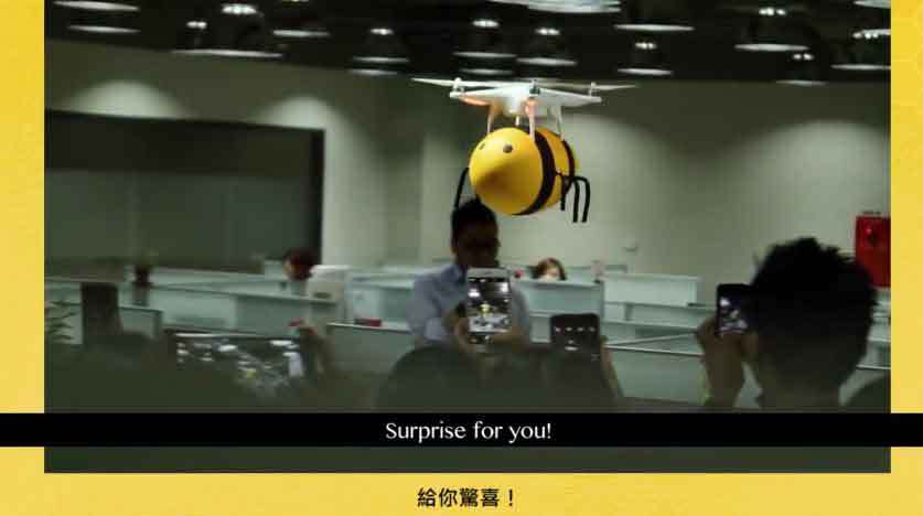 Taiwan Beer Honig-Bier Quadrocopter-Auslieferung