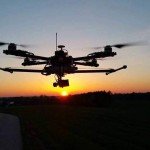 Quadrocopter-Tarot-650-Iron-Man-02-Flug-zur-Abendstunde