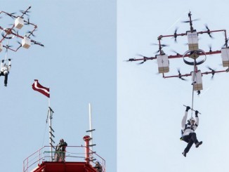 Drone-Jumping - Skydiving von einer Drohne aus